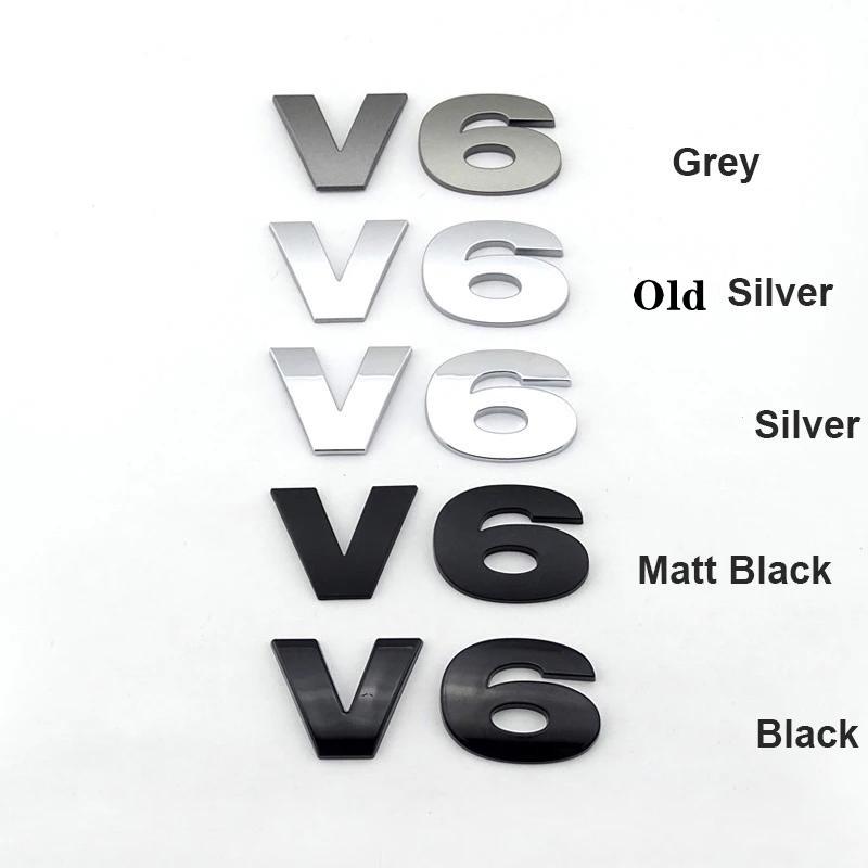 ABS HSE V6 V8 Logo-Buchstaben Kofferraum-Abzeichen-Emblem Autoaufkleber Auto Heckklappenaufkleber für Lan-dRover R-angeRover Di-scovery Defen-der Velar LR4 LR2 LR3 SV