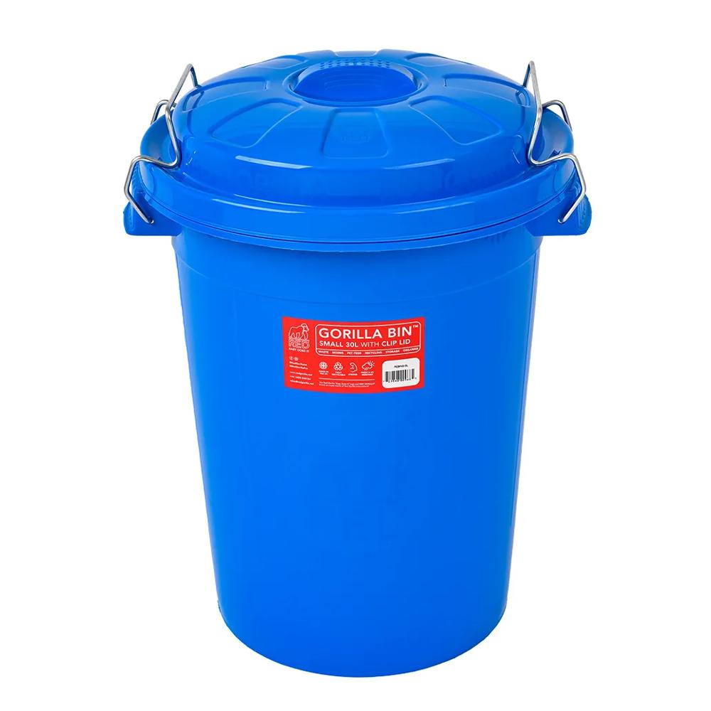 Red Gorilla 30L Bin with Clip Lid