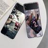 Ultimate Strength Aesthetics Rugby Phone Case For Samsung Z Flip 7 6 5G Galaxy Z Flip 5 4 3 Black Hard Cell Cover Luxury PC She