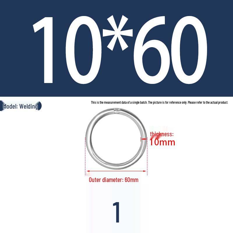 304 Stainless Steel Seamless O-Ring for Lifting and Hammock Yoga Connection
