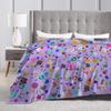 Warm Blanket Camping  Throw Blanket  Flannel Bedspread For Couch Chair Sofa Bed O-Oli-via Vampire  Funny Sofa Bed Cover