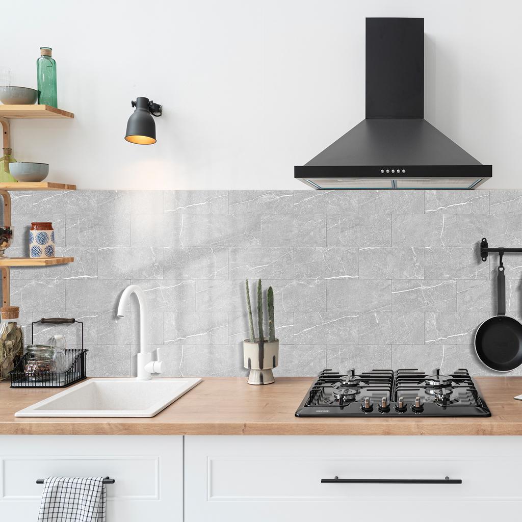 Tile Foam Wall Sticker Soft Bag Anti-Collision Kitchen Waterproof And Oil-Proof Wallpaper Self-Adhesive Marble Pattern Wall Decoration