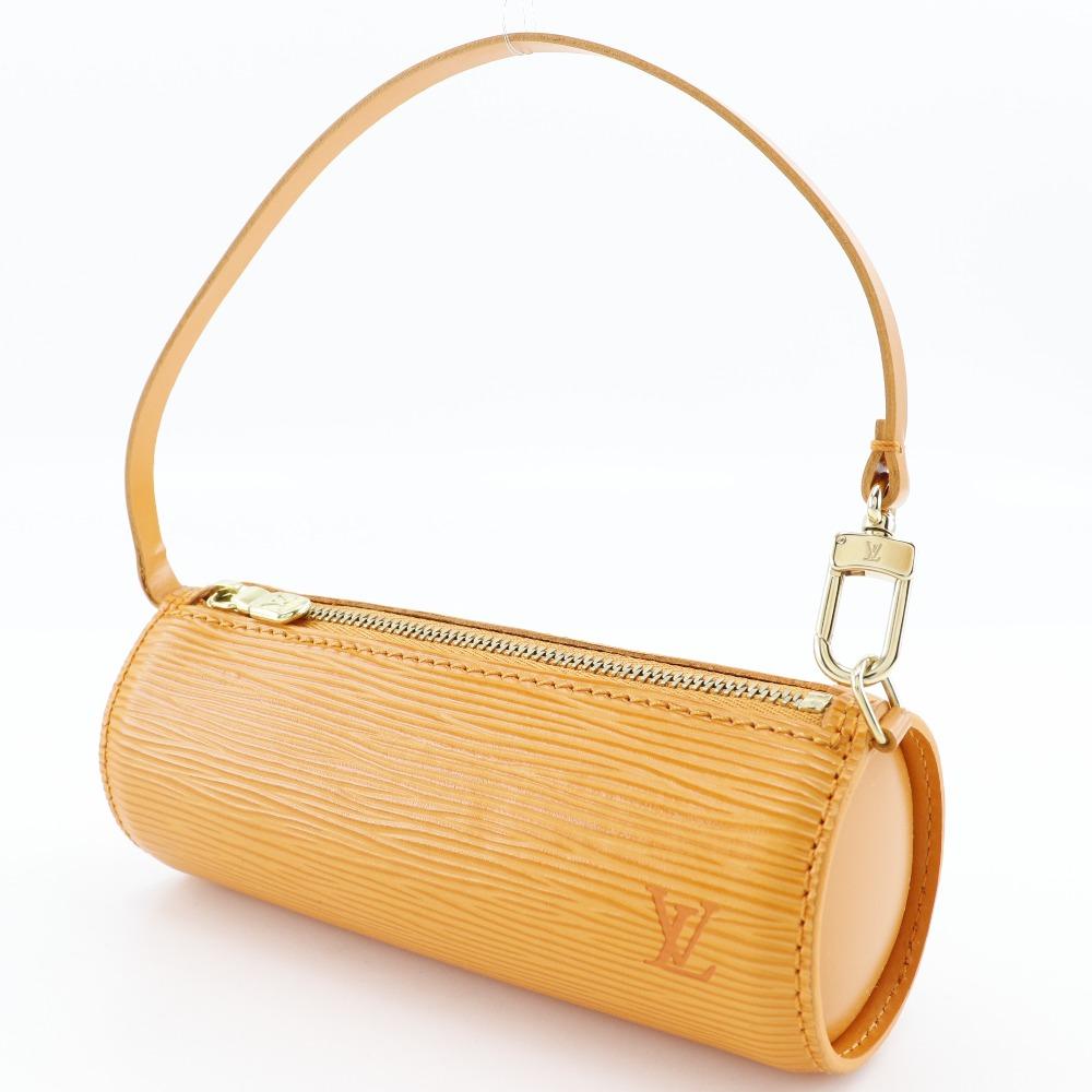 Louis Vuitton Soufflot Handbag M5222H Mandarin Orange Epi Leather Women Used