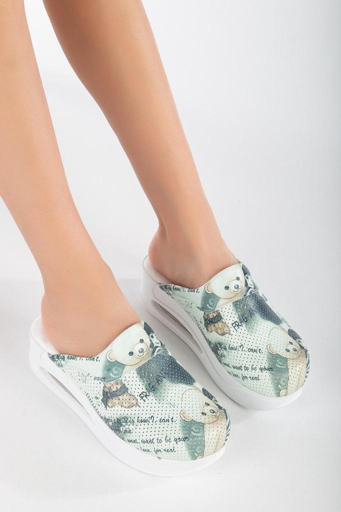 Ortopedické dámské zdravotní dřeváky - protiskluzové, pohodlné