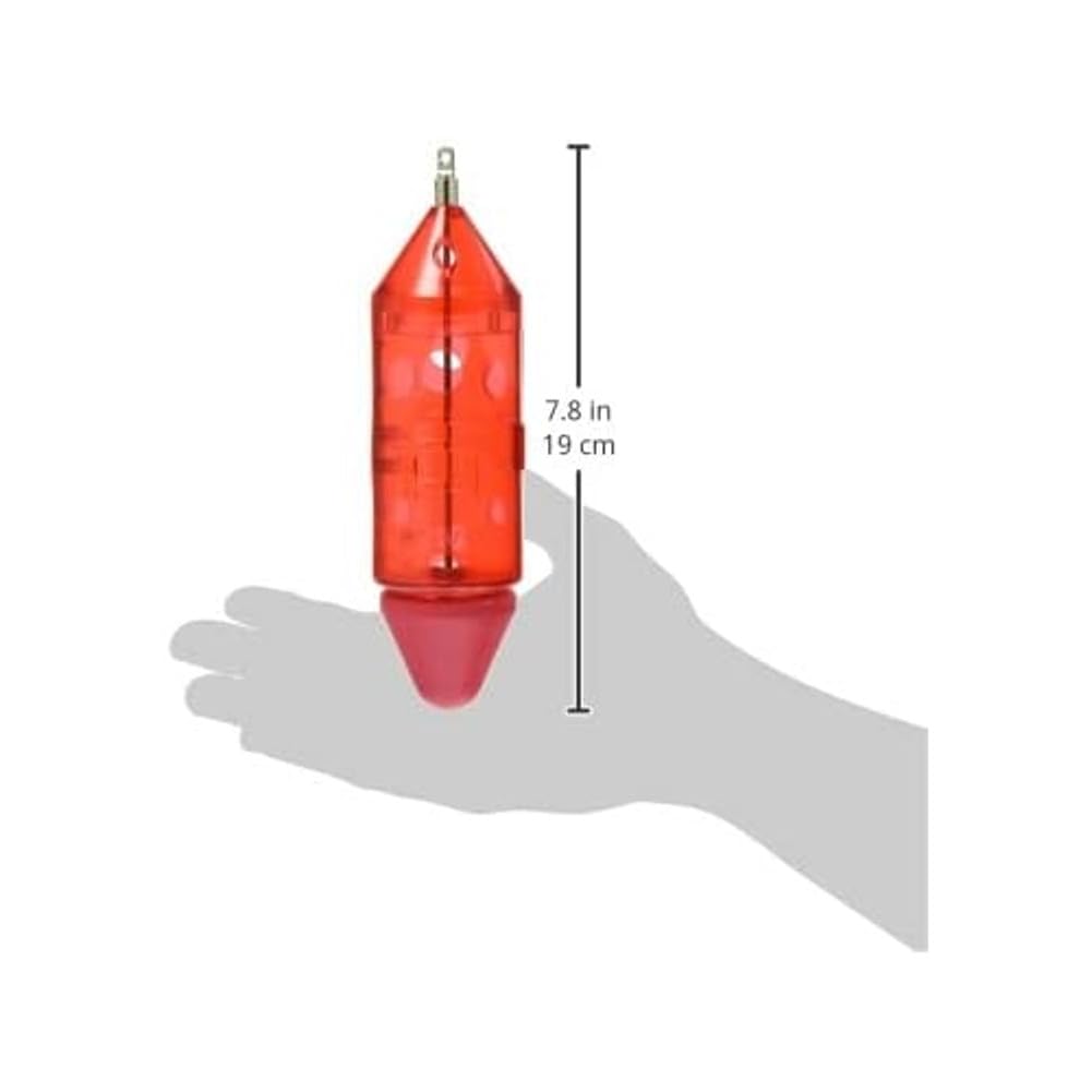 Sany Shoji Red One-Touch Can, Large, No. 80,