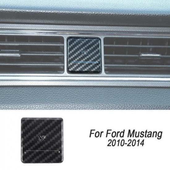 Carbon Fiber Interior Exterior Trim Full Decor Covers For Ford Mustang 2010-2014
