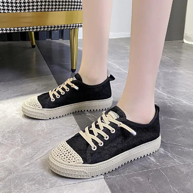 Fashion Korean Fashion Flat Mesh Breathable Shoes for Women High Quality Deals 2025 Cheap Daily Routine 39 Stylish Trends Woman Footwear