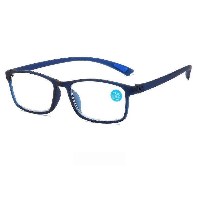 Fashion Retro Small Frame Reading Glasses Blue Light Blocking Clear Lens HD Ultra Light Far Sight Eyeglasses Diopter 0 TO +4 0