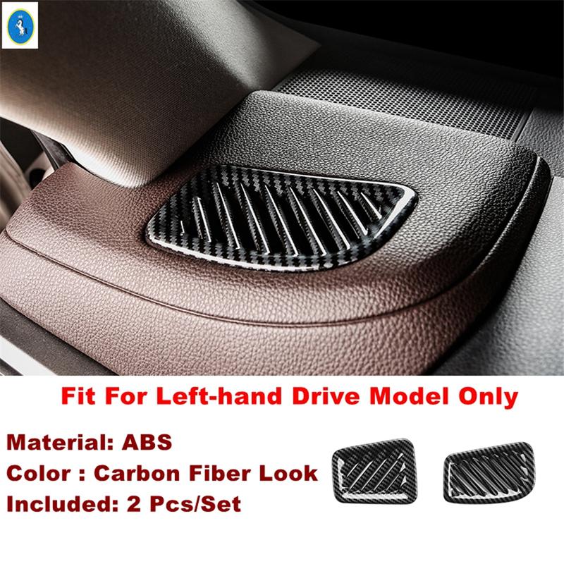 Auto AC Air Outlet Conditioning Cover Vent Decoration Trim Fit For Toyota Highlander - 2024 Carbon Fiber Look Accessories