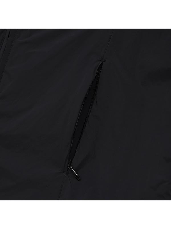 Kirsh Cherry String Shirred Windbreaker [Black]