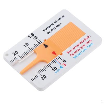 Tyre Tread Key Tire Wood Depth Car Wheel Measurer Caliper