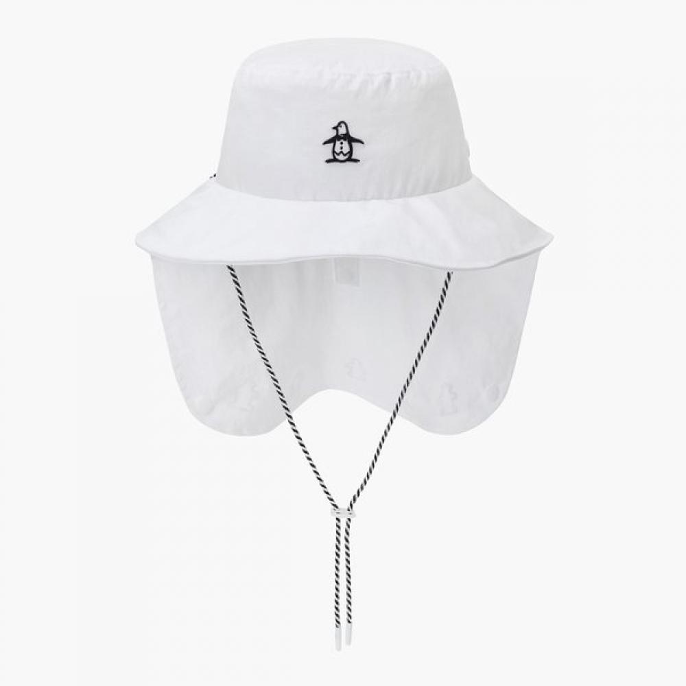 Munsingwear Women Two Way Ribbon Bucket Hat White Mr122lcp21 WHTE_white/FR