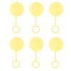 6PCS Reusable Water Balloons with Carrying Ring Silicone Quick Fill Self Sealing Summer Water Splash Ball Toys for
