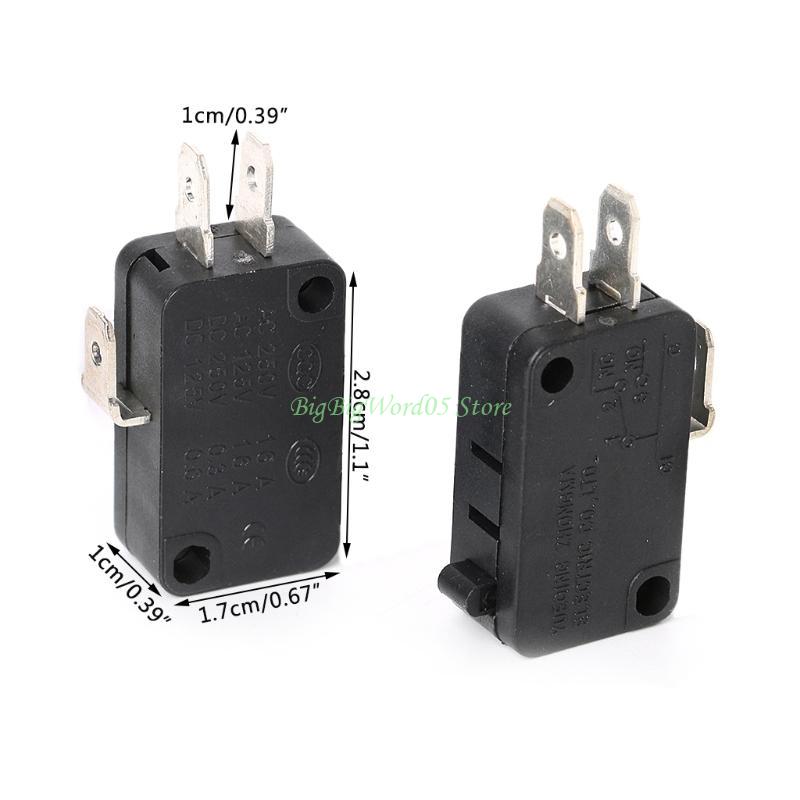 24TE 5Pcs 16A 250VAC 0.3A 250VAC Switches Srew Connector Actuator Limit Micro Switch