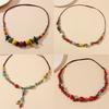Fashionable Beads Necklace Handmade Necklace Colorful Beads Delicate Neck Chain Suitable for Fashion Lover Present