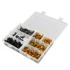 Viprh Motorcycle 198PCS Universal Fairing Bolts Screws Bodywork Kit Compatible with Honda Kawasaki Ducati Gold