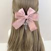 Gothic Schleife Schleifenknoten Haarspange Süße Große Schleifen Haarnadel Damen Haarstyling Zubehör für Dünnes Haar Französische Spangen