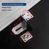 1 Set Stainless Steel Padlock Clasp Gate Hasp Staple Door 90 Degrees Latches Lock Shed Latch Household Burglar-Proof Hardware