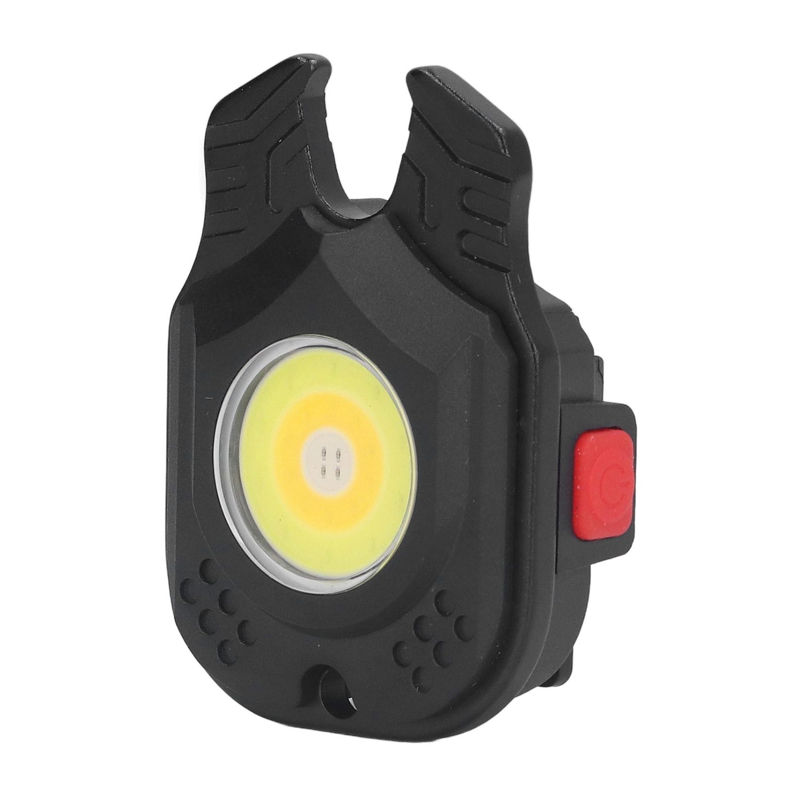 500LM Pocket Keychain Light Multifunctional COB Light with Bracket Magnet Base USB Charging