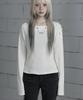ETRE AU SOMMET Chain Bijo Pocket Long Sleeve T-Shirt (Ivory)
