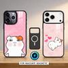 Süße O-Oruchuban Ebichu Handyhülle Magnetisch Für iPhone17 16 15 14 13 12 Pro Max Für Magsafe Kabelloses Ladecover