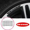 4pcs/set Car Decal Sticker Aluminum Wheels Rims Racing Car Sticker For 159 Giulietta Mito 147 Stelvio 156 Volante