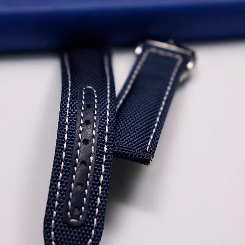 19mm 20mm Watch Band For Omega Speedmaster Snoopy 310 Canvas Cowhide Bottom Watch Strap New Seahorse AT150 Nylon Watch Straps