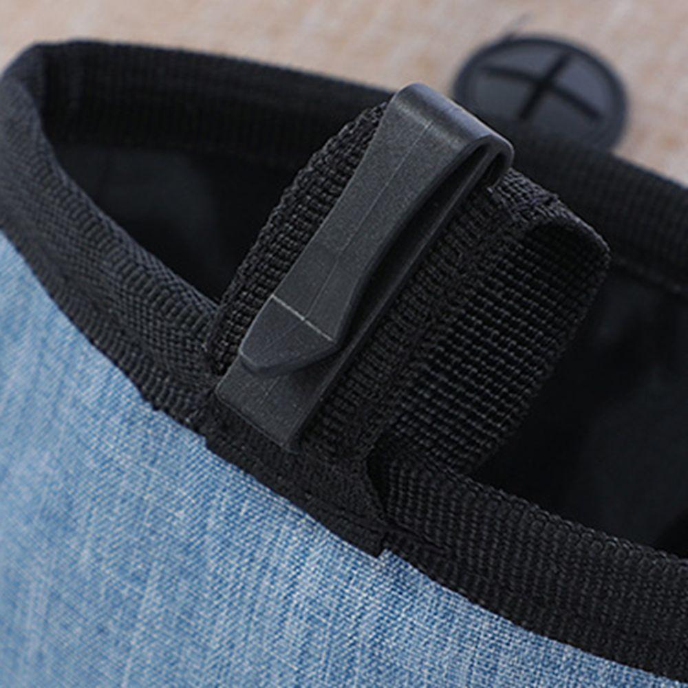 Waterproof Pet Food Treat Bag Adjustable Dog Snack Reward Bag Dog Training Waist Bag For Dogs Cats