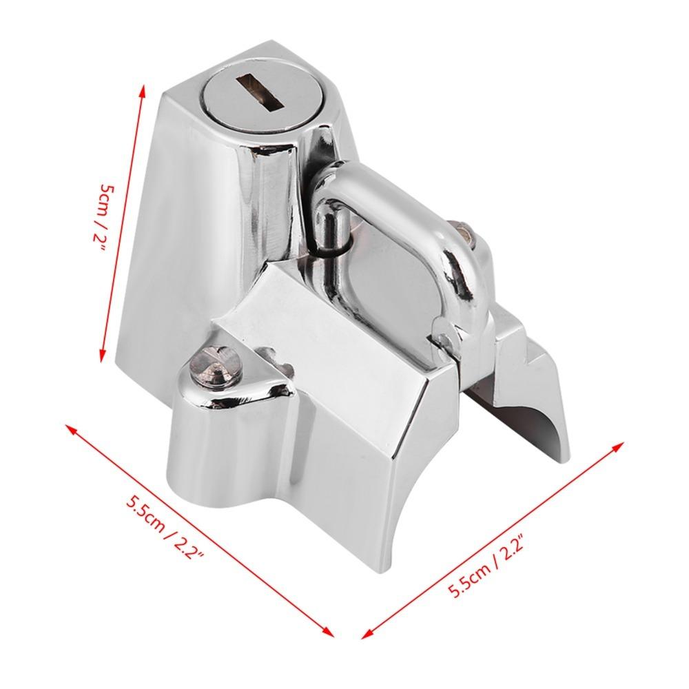 Stainless steel Helmet Lock Hook Silver Motorcycle Helmet Lock Helmet Anti Theft Setup