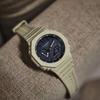 CASIO G-SHOCK GA-2100-5ADR Beige Analog Digital Watch 200M Carbon Core CasiOak