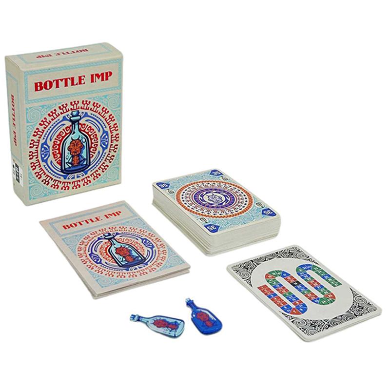 BOTTLE IMP Board Game English Version with Devil Contract Cards New Variants for 2-6 Players Family Fun