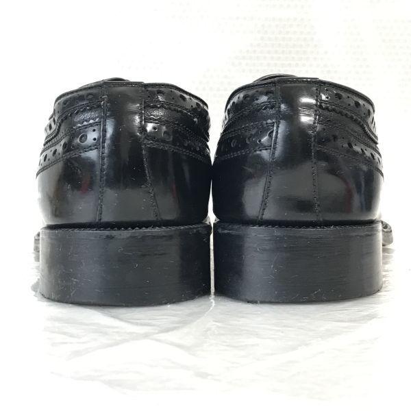 REGAL Imperial Goodyear Leather Wingtip Shoes 26.5E Black Business Shoes(USED)