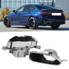 Exhaust Muffler Tips Set End Pipe Trim Replacement for 3 Series  0  1 M Sport M340 2019‑2021