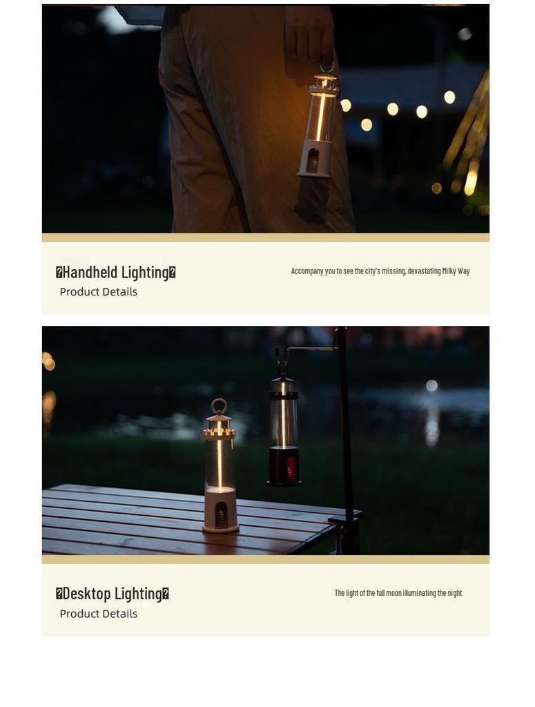 Retro Multi-functional Outdoor Camping Gas Lantern – Hanging Tent Lamp & Handheld Light
