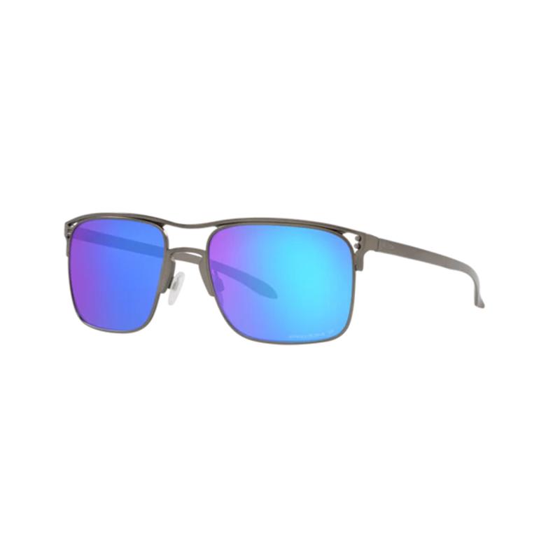 

Oakley Temple Logo Titanium Irregular Shape Sunglasses Men s Umber 57 темно-коричневый