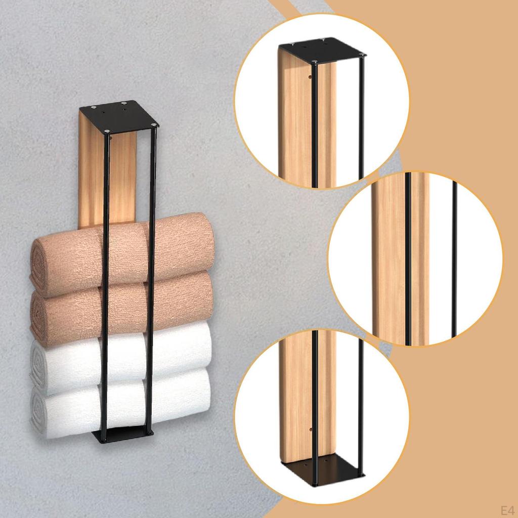 Towel Rack Bath Holder Bathroom Organizer Storage for SPA Washcloths