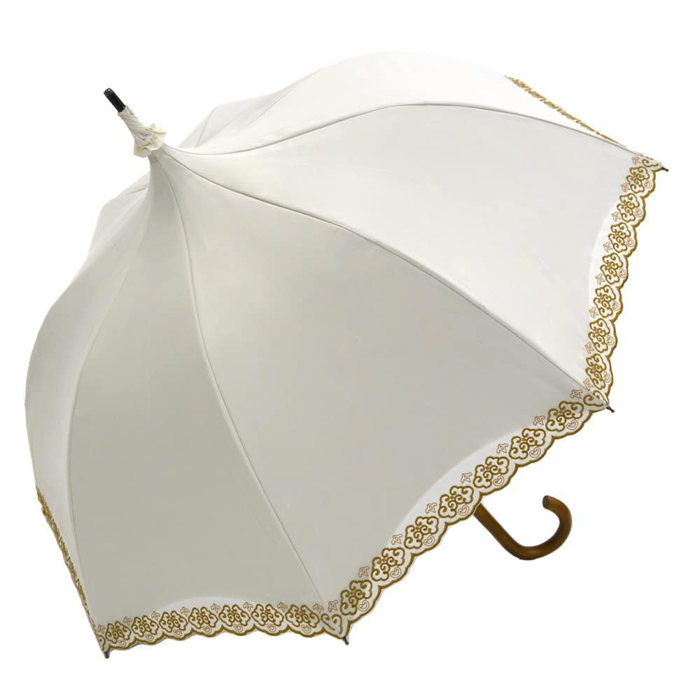 

полный для солнечных и дождливых дней длинный двойной Nyoi защита от УФ-лучей и жары [Модерн в стиле шинуазри] Зонт от солнца, затенение, дни, зонт от солнца, многослойный, пагода, белый