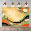 2D Traditional Japanese Kimono Backdrop for Themed Party
