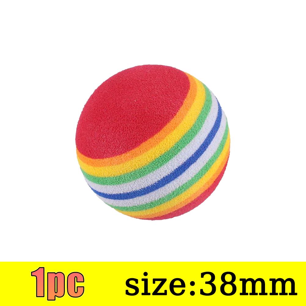 30/20/10PCS Pet Toy Balls Cat Dog Training Toys Interactive Rainbow EVA Balls Soft Automatic Jumping Balls Pet Playing Supplies