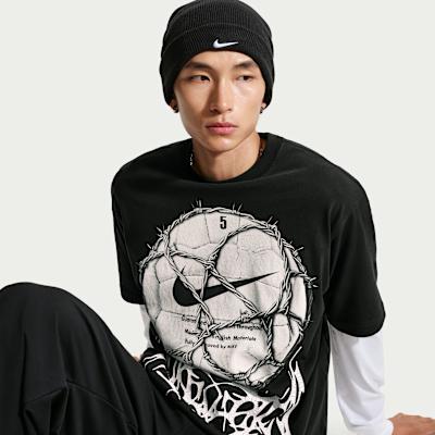 Nike T Shirts Men's Black Crew Neck