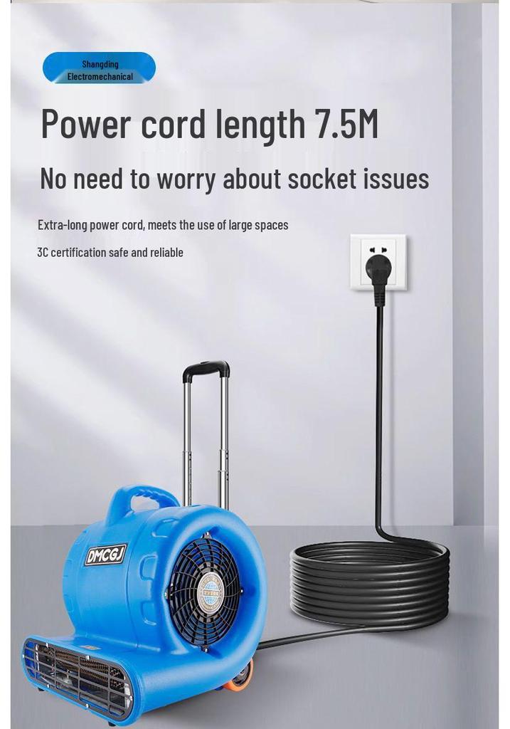 High-Power Floor Dryer & Dehumidifier for Commercial & Home Use