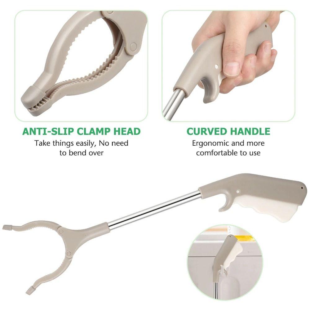 Easy To Hold Trash Reacher Picker With Handle Trash Claw Trash Pick Up Stick  Elder