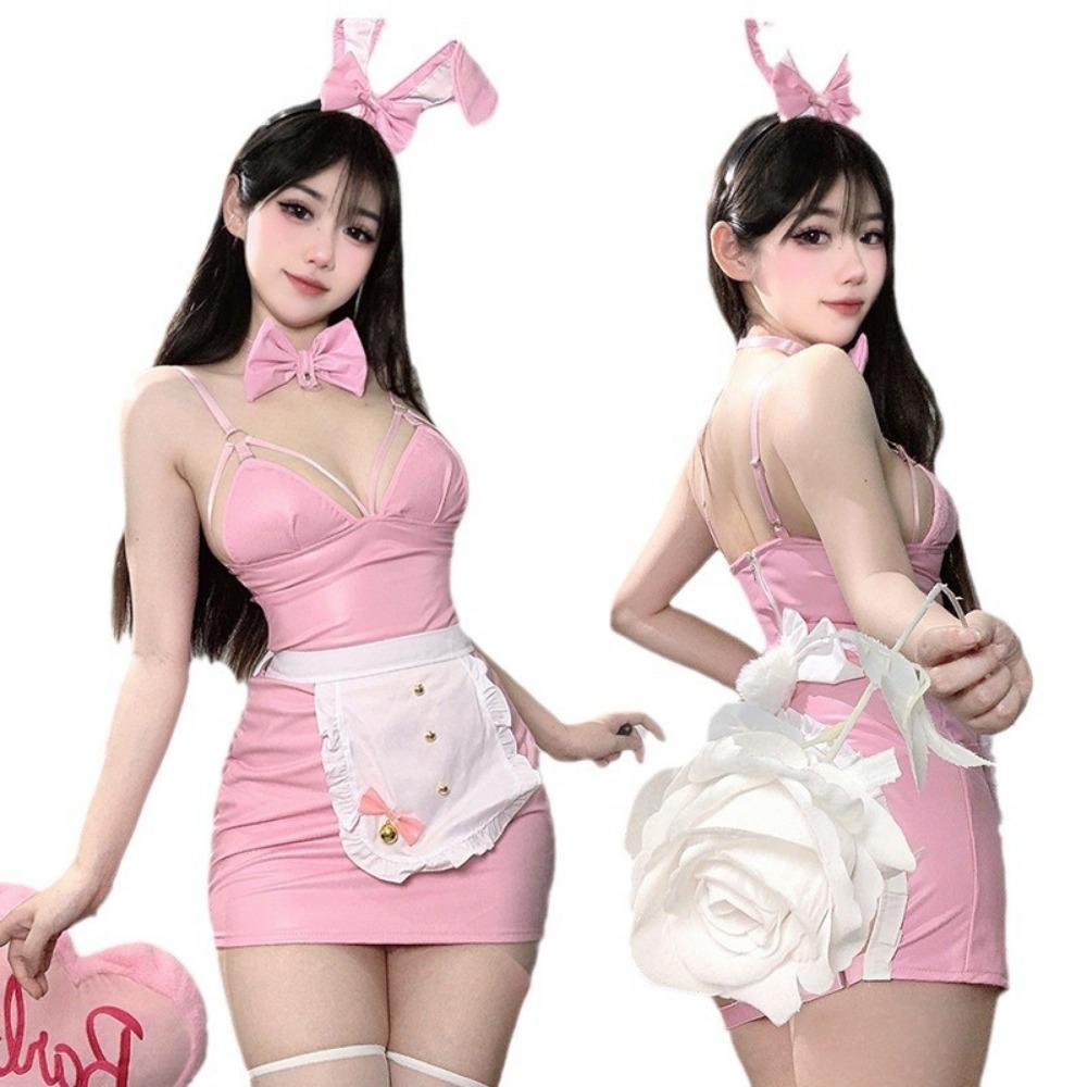 Sex Underwear COS Bunny Girl Showing Breasts Uniform Tempting Maid Wrapping Buttocks To Avoid Opening Crotch, Showing PP Teasing Suit