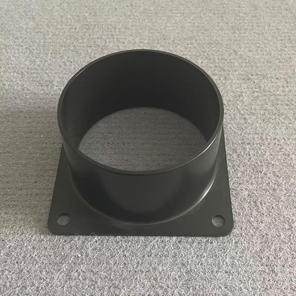 #75 Quadratischer Bodenflansch ABS Elektrischer Kühlventilator Luftauslass