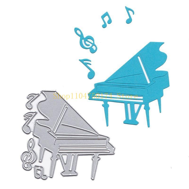 Piano Metal Cutting Dies Stencil Scrapbooking DIY Album Stamp Paper Card Embossing Decor top sale
