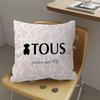 Cute T-TOUSes Bear Pillow Cushion Cover Pillowcase Living Room Sofa Home Decor Customized