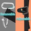 Heavy Duty Car Headrest Bag Hook  Hangers with Adjustable Length Polyester Hook  Multifunction  Car Seats  Headrest Hook  Pair