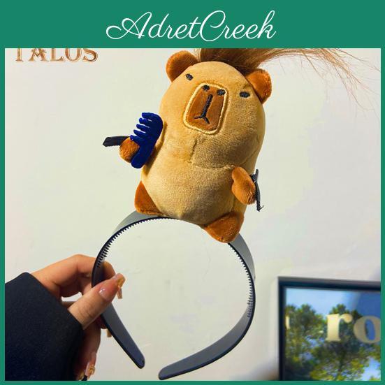 Headband Animal Decor Funny Capybara Decor Elastic Hair Hoop Parties Cosplay Headwear Hair Accessories