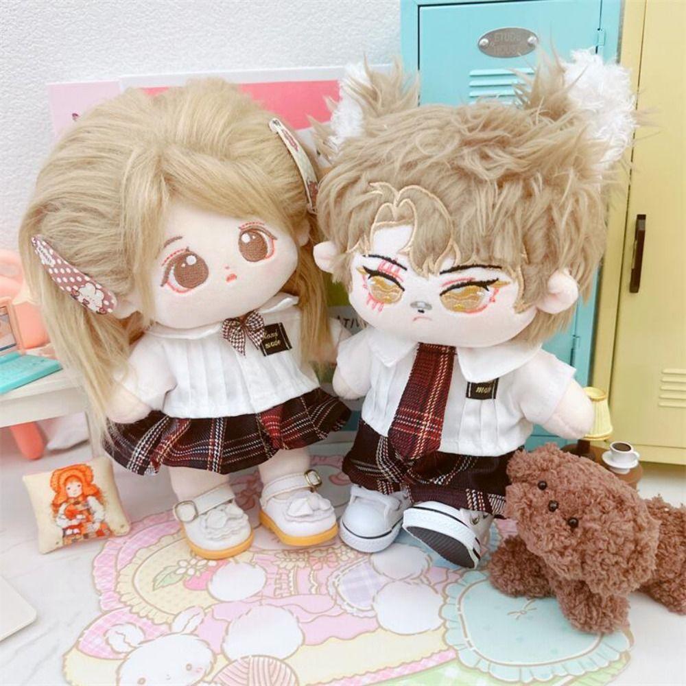 Plush Stuffed Preppy Cotton Doll‘s Clothes JK Uniform Cotton Doll Outfit Dress Girls
