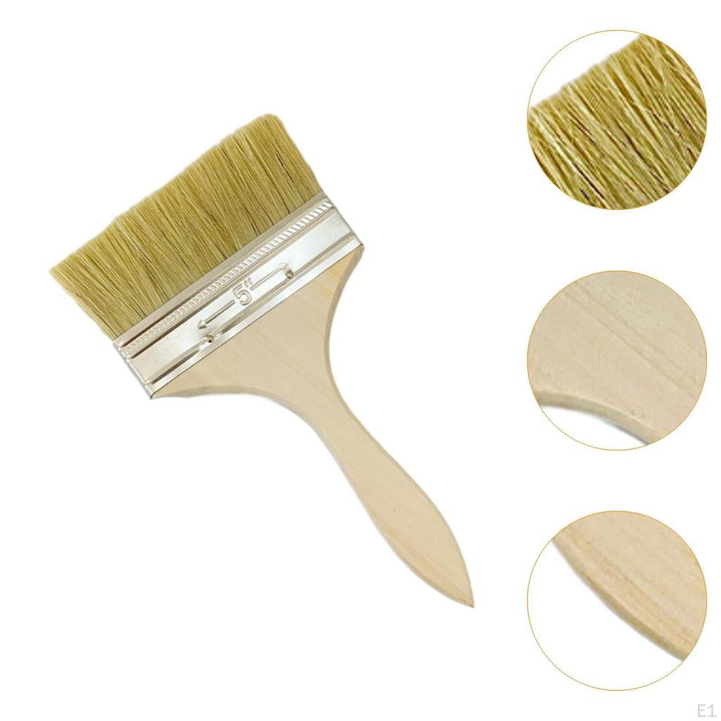 Haushaltspinsel, flacher Zaunflecken-Malpinsel für Aquarell